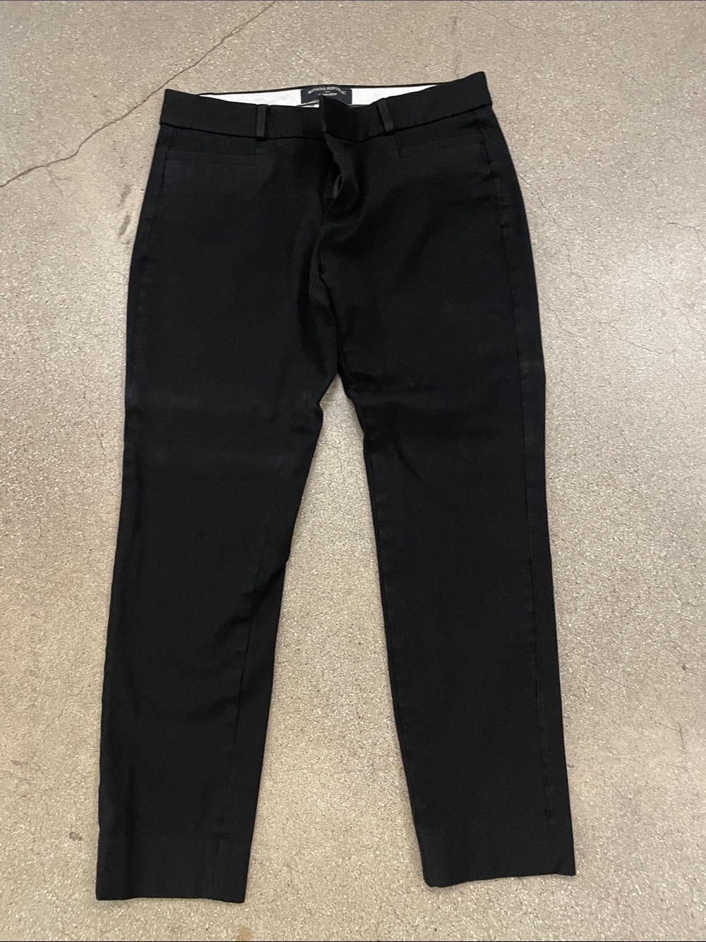 Banana Republic Black Cropped Slim Dress Pants